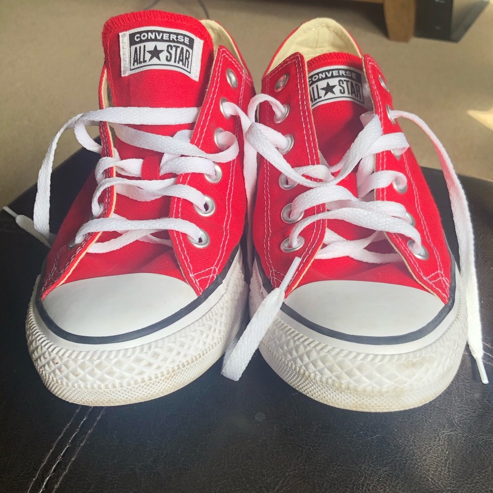 Converse All Star Low Top Sneakers Red